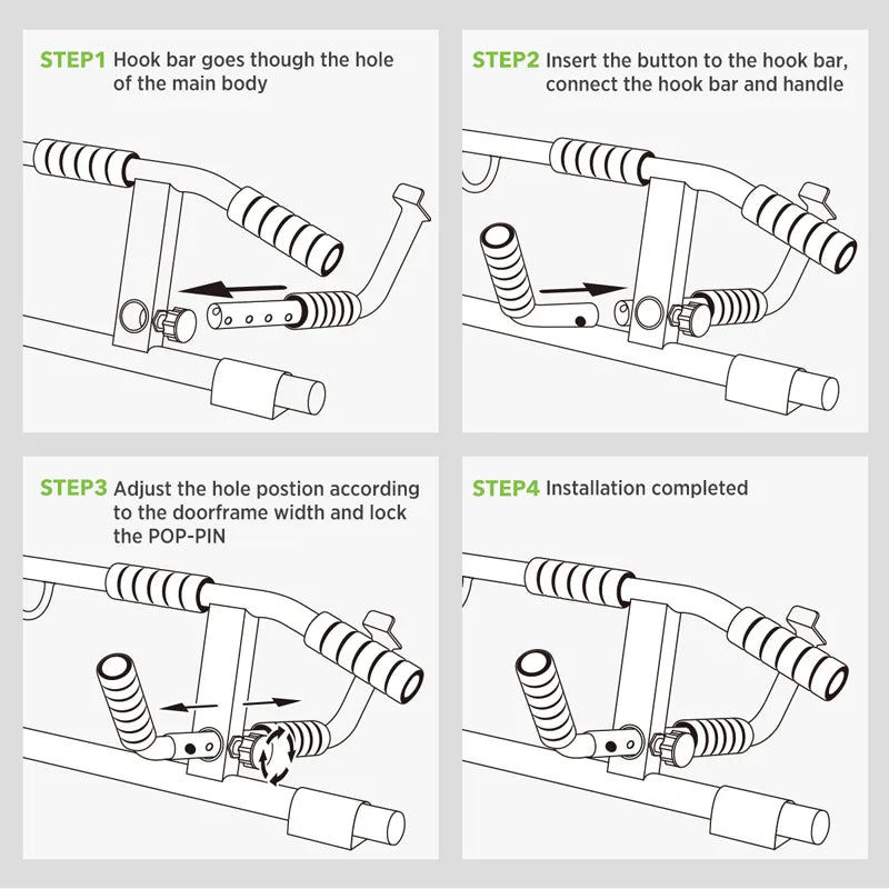 Bundles Sale - Ergonomic Grip Pull Up Bar & Premium Dip Bars