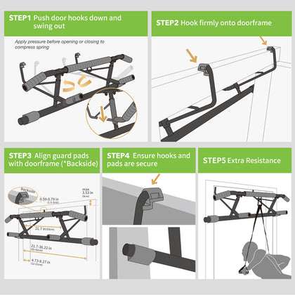 Foldable Design Pull Up Bar