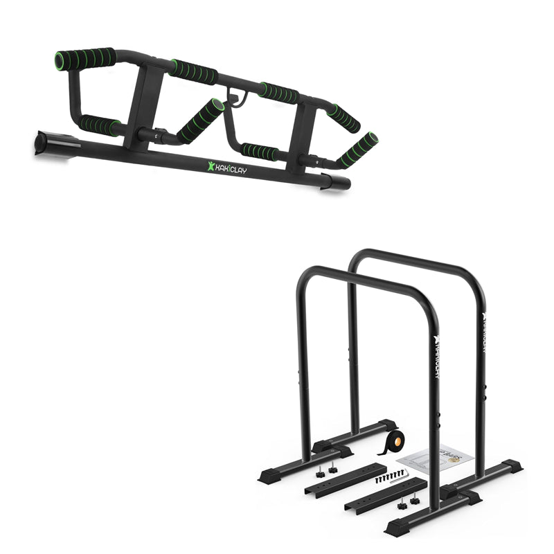 Bundles Sale - Multi-Grip Pull Up Bar & Premium Dip Bars
